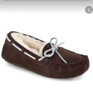 UGG Dakota Brown Moccasin Slippers